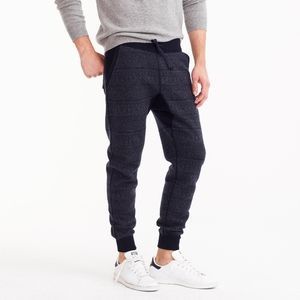 NWT J. Crew Fair Isle Lambswool Jogger Pant